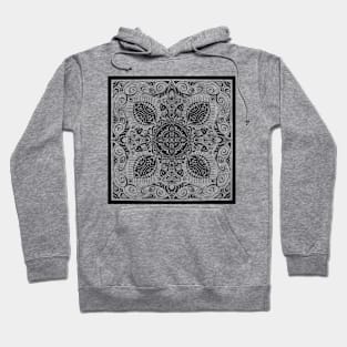 Black Ornate Hoodie